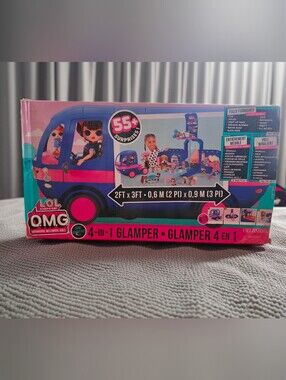 NIB L.O.L. Surprise! OMG 4-in-1 Glamper Playset With 55+ Surprises